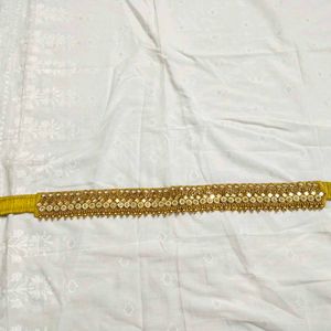 Exquisite Gold Waist Chain with Embellishments