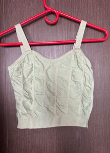 Cute Ruched Cropped Tank Top