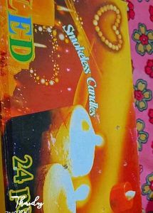 New Colorful LED candle Lights - Pack of 24