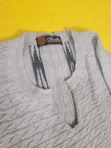 Gray woolen kurti for women