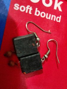 Terracotta Hand-Painted Earrings