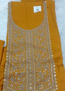 Elegant Yellow Kurta Set with Intricate Embroidery