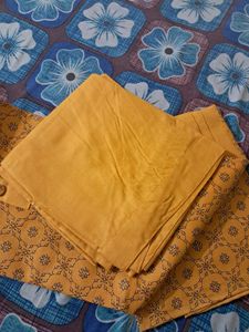 Elegant Mustard Printed Kurta
