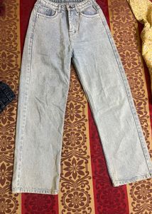 Light Wash Wide Leg Jeans