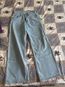 Light Wash Wide Leg Jeans