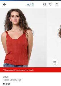 Red Sleeveless Top