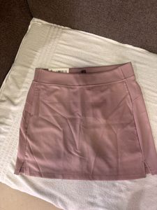 Light Pink A-line Skirt + shorts (skorts)
