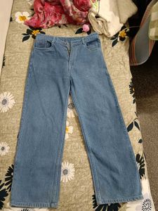 Light Wash Wide Leg Jeans