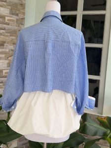 Striped Button-Down Shirt