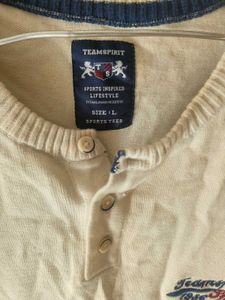 Teamspirit Striped Knit T-Shirt