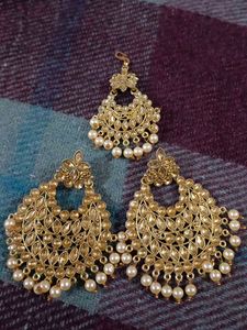 Elegant Gold-toned Jewelry Set