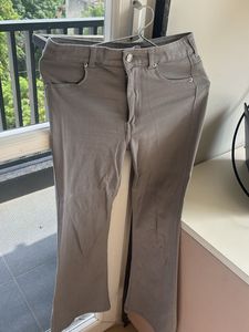 Stylish Grey Bootcut Trousers