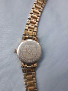 Vintage HMT Quartz Gold Watch