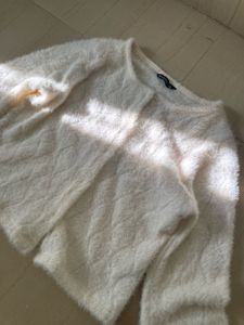 white sweater top