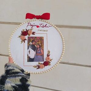 valentine's day special embroidery hoops.