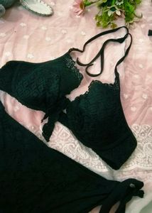 Black Crochet Bikini set🦋