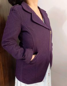 Pure Wool Solid Coat HONEY BY PANTALOONS
