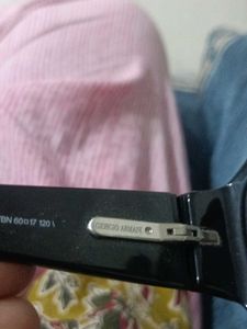 Giorgio Armani brand sun glasses Chic Black Oversi