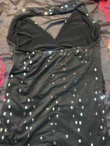 Sparkly Black halter top