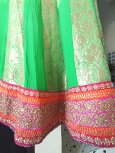 Beautiful Green Ethnic lehnga