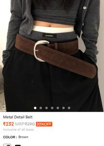 Y2K Aesthetic Belt