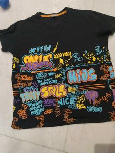 Graffiti Print Graphic T-Shirt