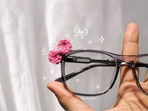 Crochet Cute Bow Glasses Accessories