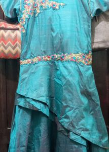 Beautiful Teal Ethnic Gown