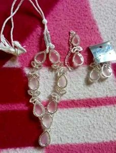 Jwellery Set Of Necklace, Earrings &amp;Mangtika..