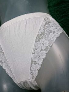 White Lace🎁Trim Panties