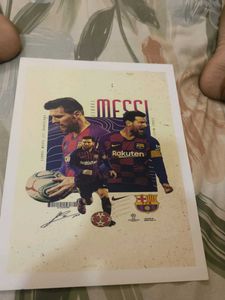 Lionel Messi Poster and lamine Yamal