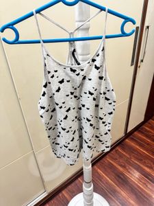 Cute Butterfly Print Tank Top