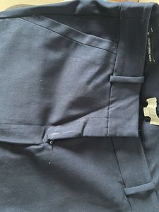 Navy Blue Trousers - cotton formal