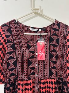 Bohemian Print Short Dress/Kurta - Max Brand