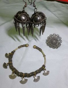 Jewellery set ethnic jhumka bangle bracelet ring
