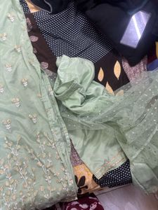 Beautiful Mint Green Kurta Set