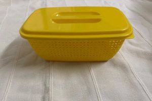 UNUSED Yellow Plastic Storage Container
