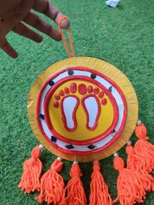 Laxmi Mata Ji Clay Footprint
