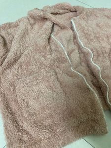 Cozy Fuzzy Zip-Up Sweater