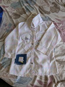 Cute Plaid Shirt with Fun Patches