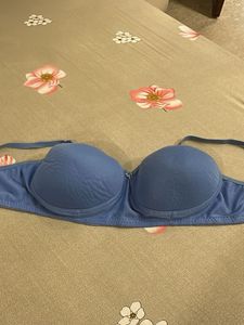 Blue Lightly padded Bra- Bust- 38