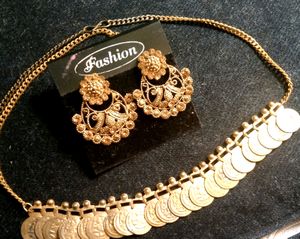 New Earings And Necklace
