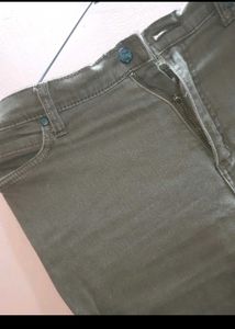 light brown straight fit jeans