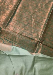 Elegant Ethnic Benarasi Silk Saree Green 💚