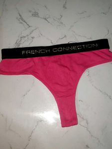 French Connection Pink Thong 30-32 size
