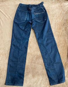 Classic Dark Wash Straight Leg Jeans