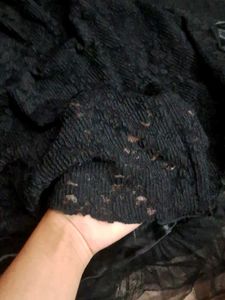 lace black beautiful dress