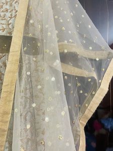 Beautiful Gown Heavy Thread Work