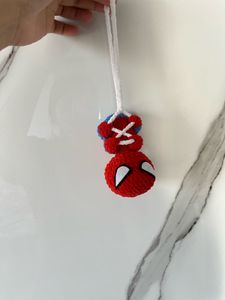 Handmade Spiderman Keychain
