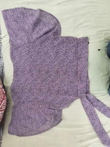 Levender croptop